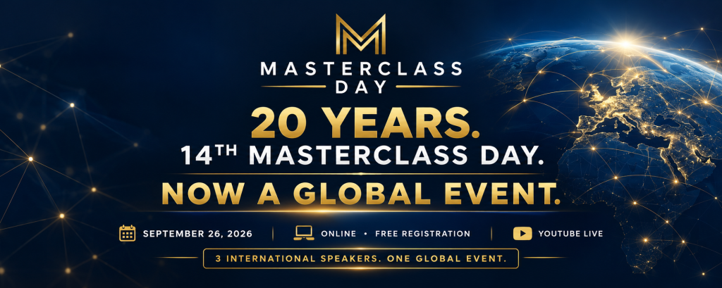 Materclass Day 2026 20 years 14 Masterclass Days Now a global event